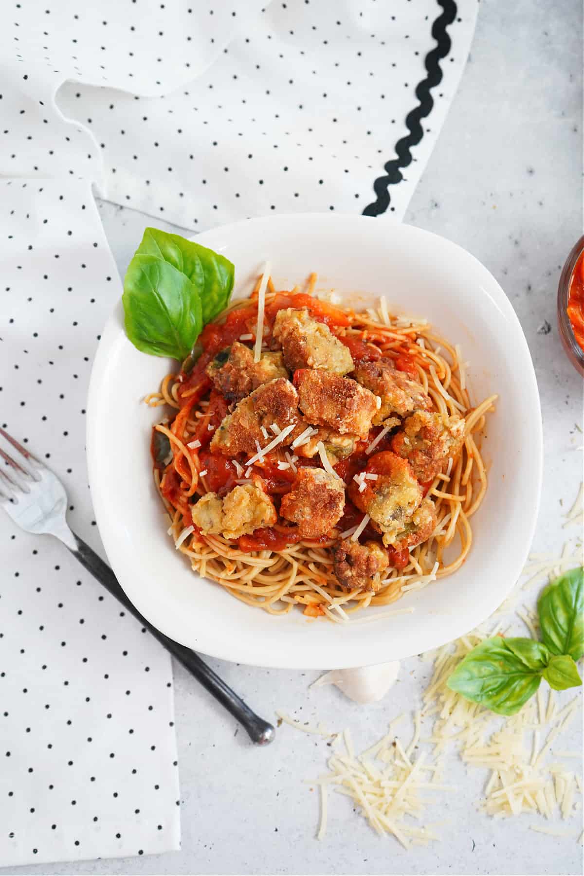 Air Fried Eggplant Pasta Air Fried Eggplant Pasta