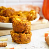 Apple Pumpkin French Toast Muffins