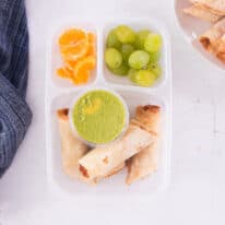 Easy BBQ Chicken Taquitos Lunchbox Idea