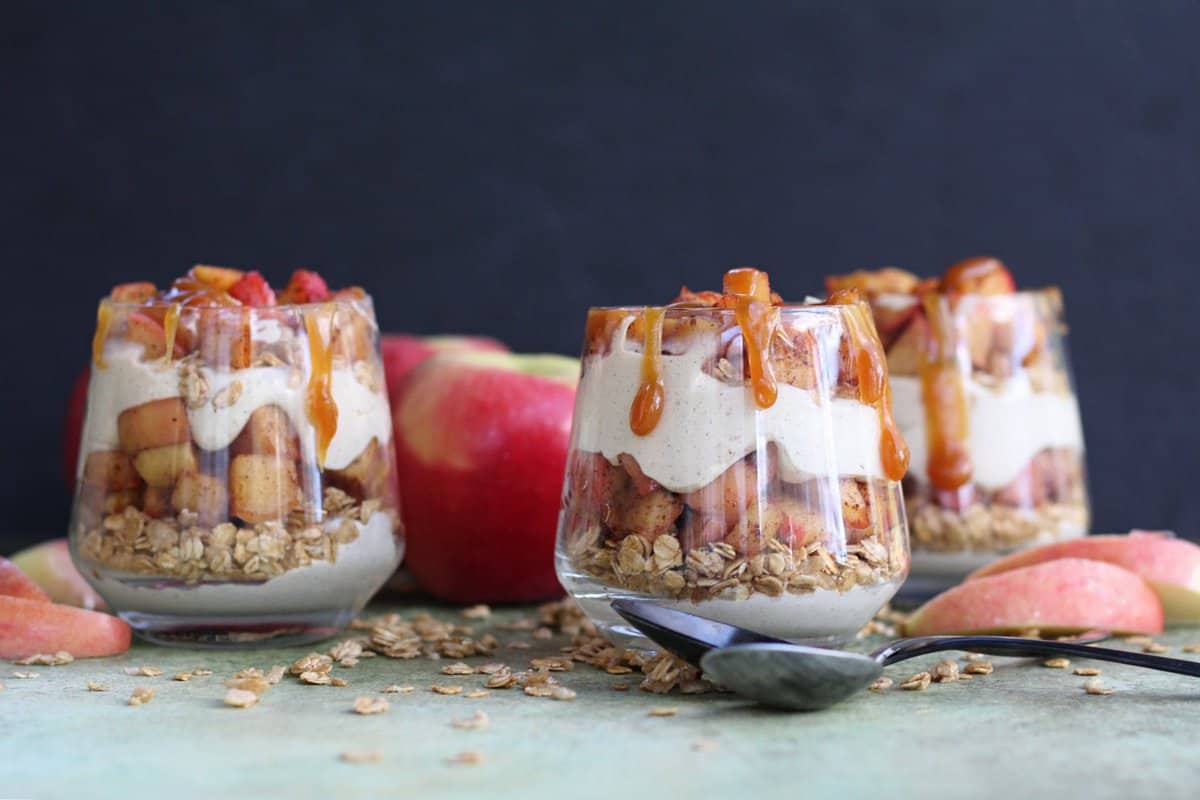 Apple Trifles with Caramel Apple Trifles with Caramel