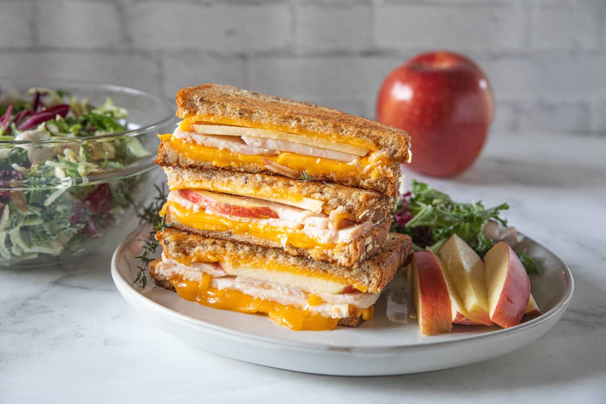 Chicken Apple Grilled Cheese