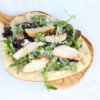 Chicken Caesar Flatbread