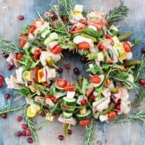 charcuterie wreath