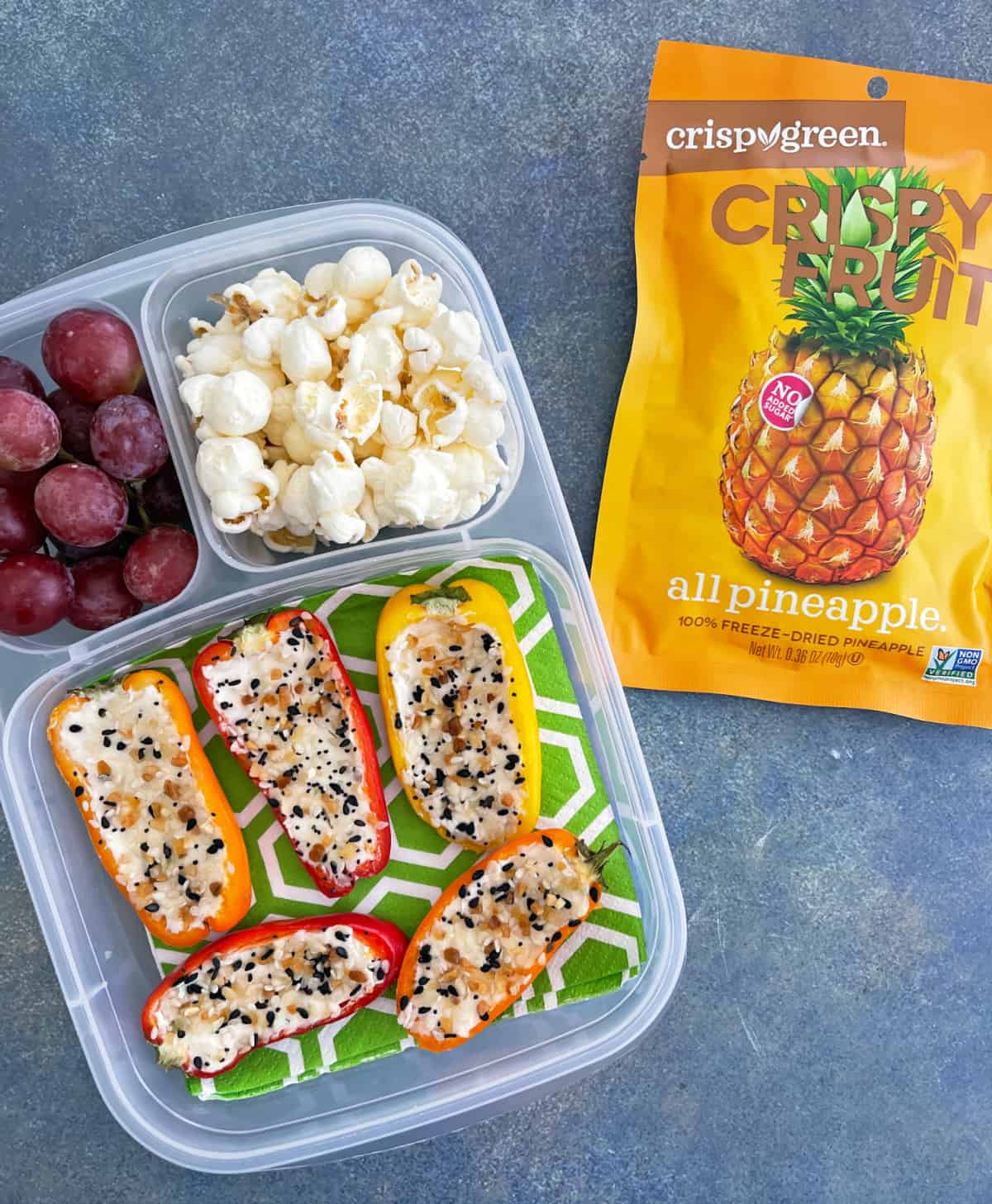 Everything Bagel Stuffed Mini Sweet Peppers