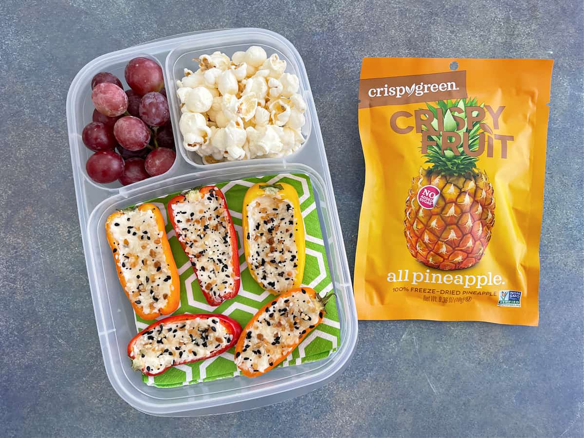 Everything Bagel Stuffed Mini Sweet Peppers