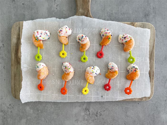 Frozen Creamsicle Yogurt Bites