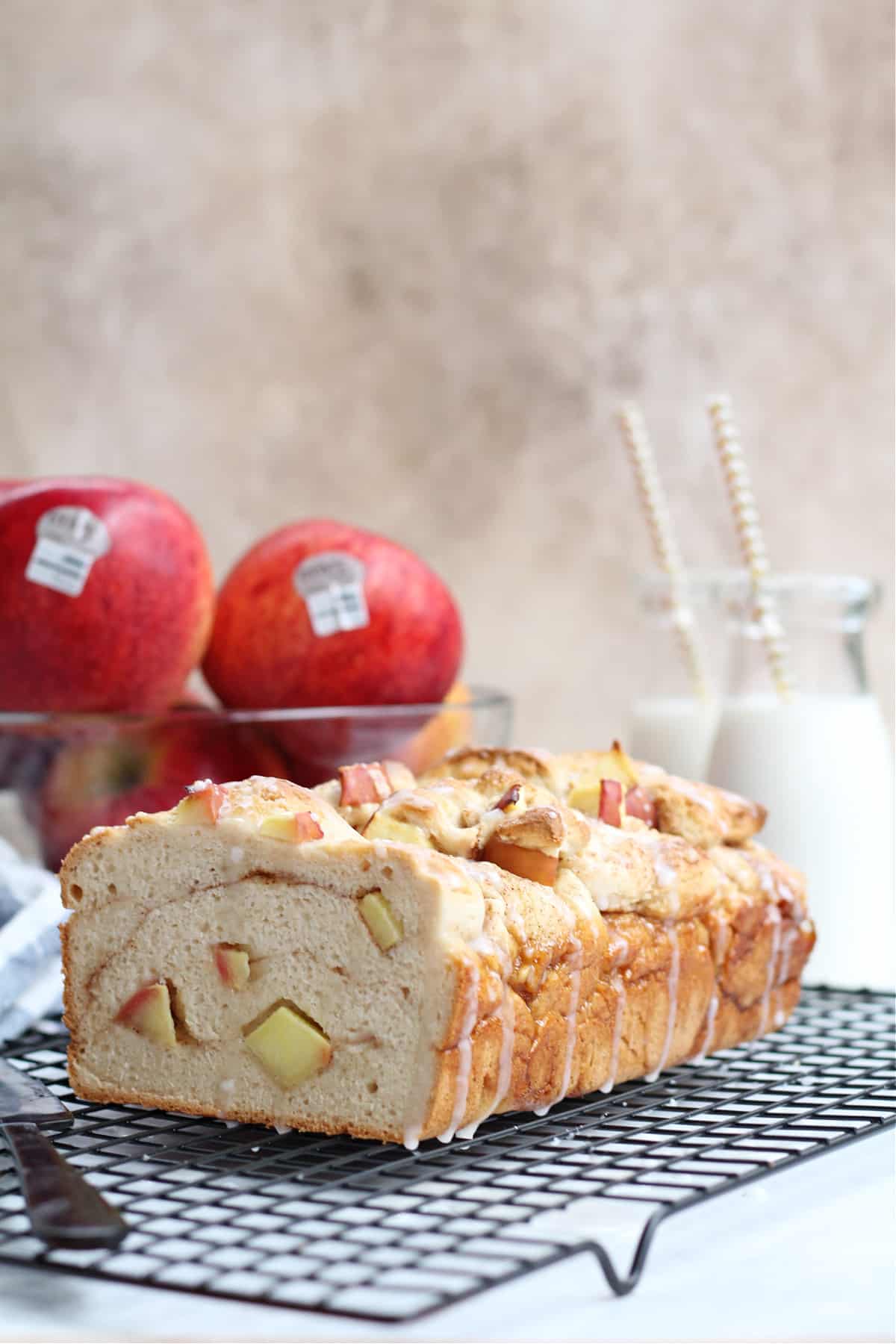 GF apple pull apart bread GF apple pull apart bread