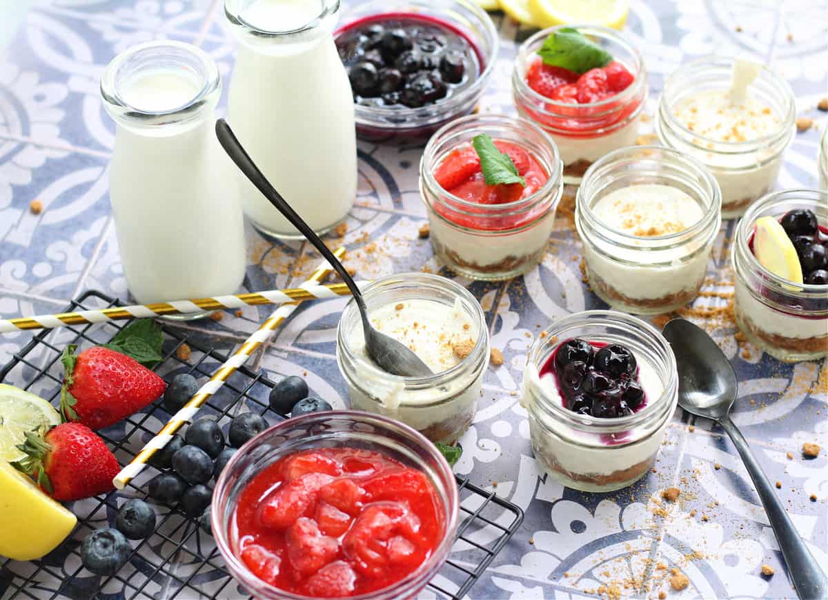 Healthy No Bake Cheesecake Healthy No Bake Cheesecake