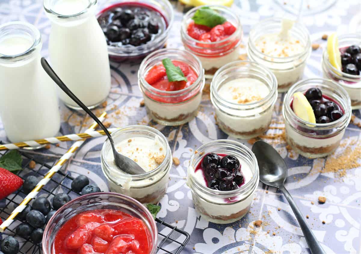 No Bake Cheesecake with healthier ingredients No Bake Cheesecake with healthier ingredients