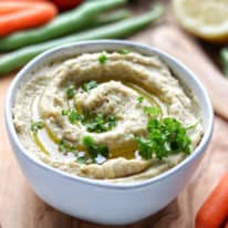 Homemade Ranch Hummus Dip
