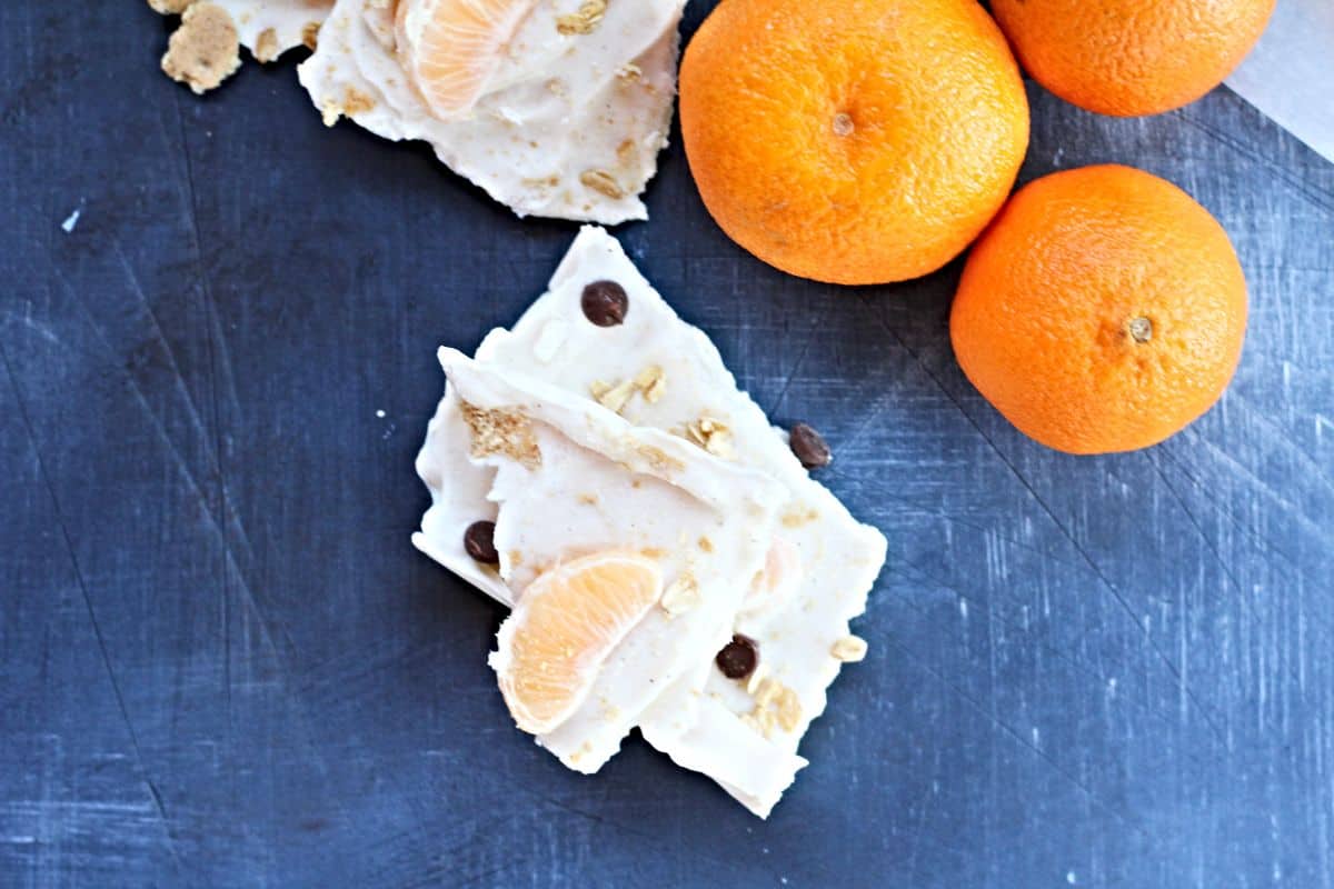 how to make frozen yogurt bark with mandarins how to make frozen yogurt bark with mandarins