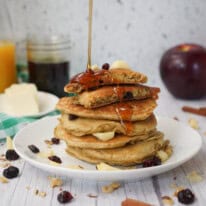 Nutty Apple Pancakes