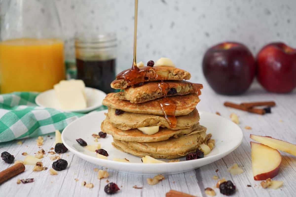Nutty Apple Pancakes