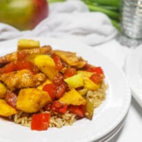 Pineapple Mango Chicken Stir Fry