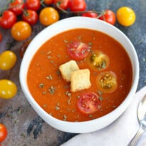 Roasted Tomato and Bell Pepper Soup