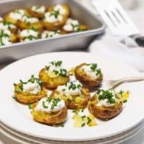 Smashed Red Potatoes