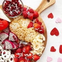 Valentine’s Day Snack Board