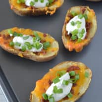 Healthy Baked Potato Skins
