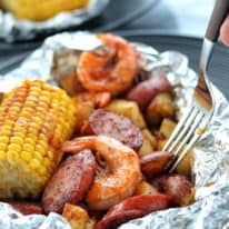 Cajun Shrimp Boil Foil Packets