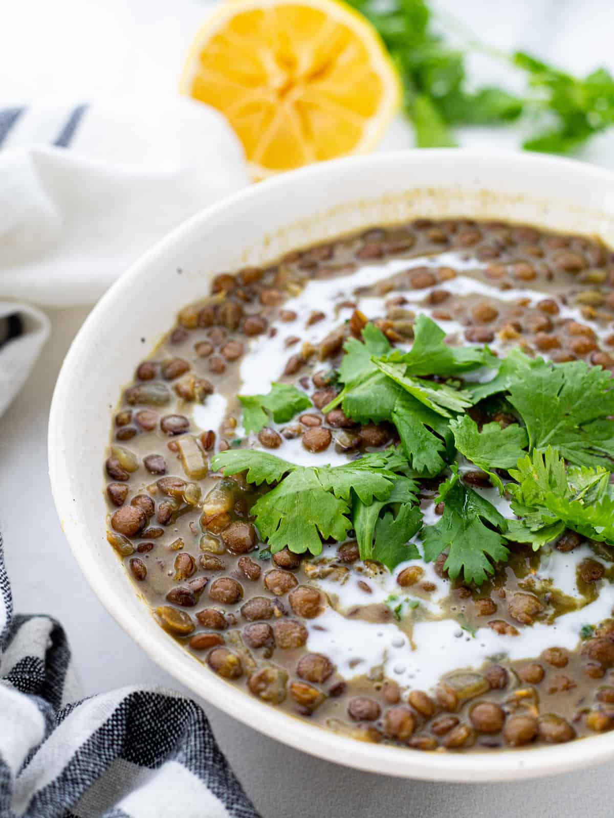 Easy Coconut Lentil Curry Soup