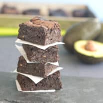 Dark Chocolate Avocado Brownies