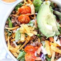 Easy Chopped Taco Salads