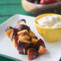 Grilled Stone Fruit Skewers