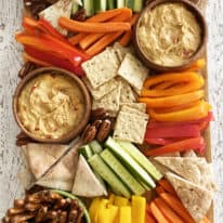 Hummus Snack Board
