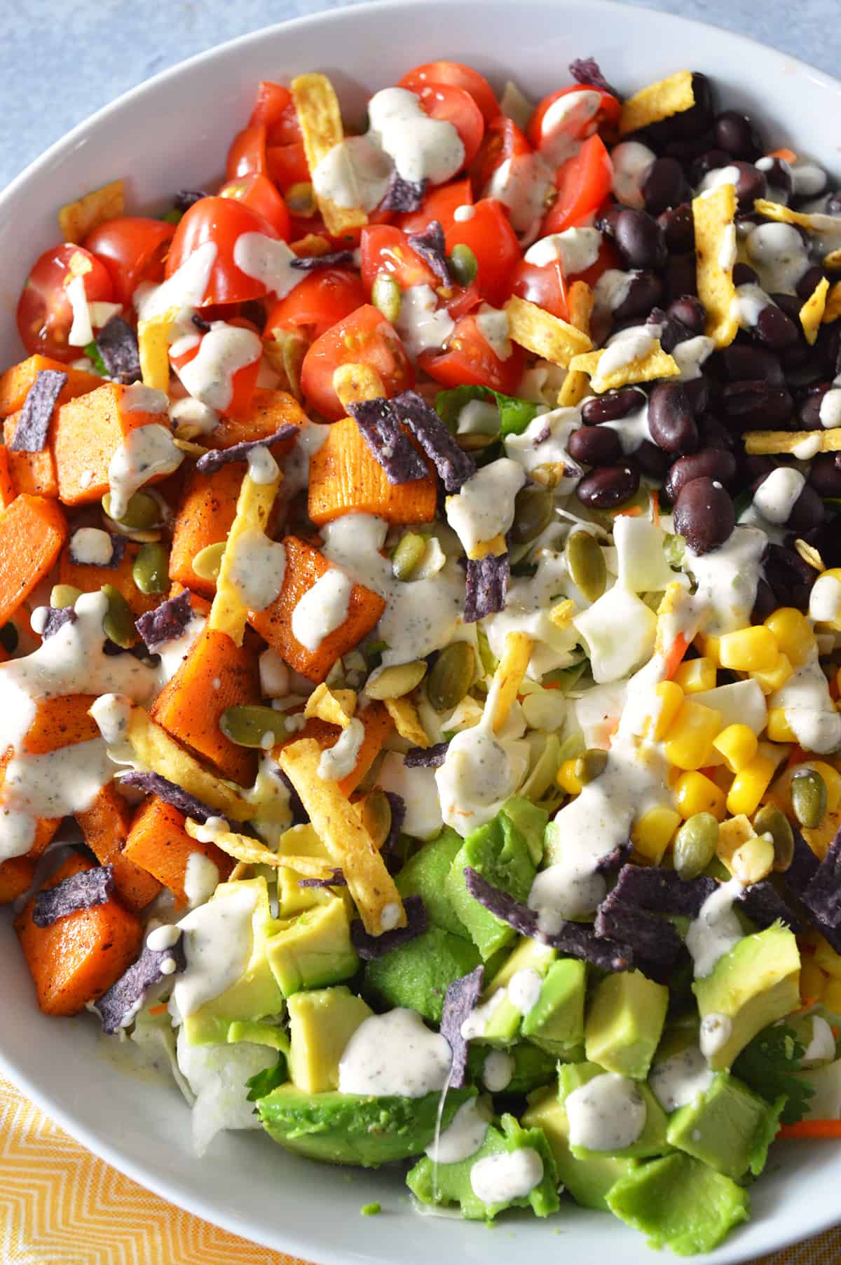 Easy Roasted Sweet Potato Taco Bowls