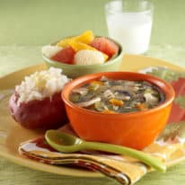 Roasted Vegetable Chicken Soup