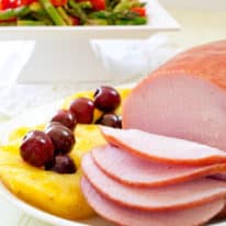 Slow Cooker Ham with Pineapple & Cherries