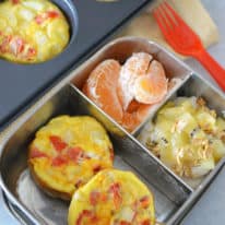 Southwest Quiche Muffins Bento Box