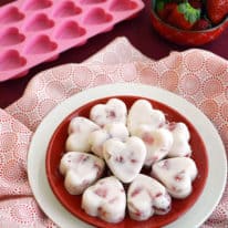 How To Make Frozen Strawberry Yogurt Bites