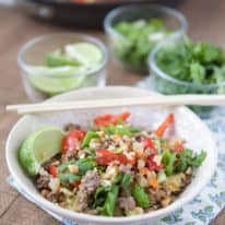Thai-Style Beef Cauliflower Rice